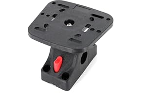 byhsports Fish Finder Mount Base mit Halterung, Abnehmbare Verstellbare Boot Fischfinder Elektronische Halterung, Universal Marine Elektronische Fischfinder Halterung für Boot Kanu Kajak