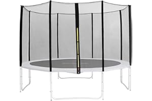 SixBros. Filet de sécurité de Rechange Noir pour Trampoline de Jardin 1,85 M - 4,60 M - Dimensions différentes - SN-ON/1959