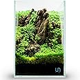 Ultum Nature Systems Ultra Clear Rimless Aquarium - Low Iron Glass Fish Tank with 45° Mitered Edges, 5mm-15mm Thick, Leveling Mat Included - 25T, 5mm Glass (9.84x9.84x14.17IN | 25x25x36CM)