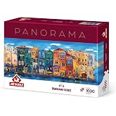 Art Puzzle Renkli Kasaba 1000 Par&ccedil;a Panorama Puzzle