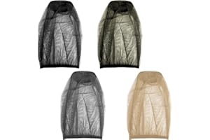 TAFACE Zestaw 4 moskitiery przeciw komarom, czapki na kemping, siatka na owady z drobnej siatki do aktywności na świeżym powietrzu, wędrówek, spacerów.