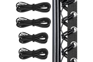 Yiezio Replacement Cords for Zero Gravity Chair(4 Cords), Universal Replacement Laces Zero Gravity Patio Recliner Repair Tool Nylon Stretch Cord for Outdoor Lounge Chair Bungee Elastic Lawn Chair