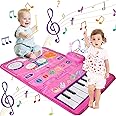 Music Mat Baby Toys 0-6 months Toddler Toys for 1 2 3 Year Old Girls Gifts for 1 2 3 Year Old Girls Birthday Presents 1st Birthday Gifts