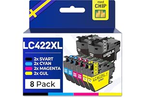Supply Guy LC422XL Bläckpatroner kompatibla med Brother LC422 LC422VAL för MFC-J5340DW MFC-J5740DW MFC-J6540DW MFC-J6940DW Mu