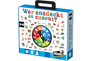 Headu „Wer entdeckt es zuerst? – Schnelligkeit, Konzentration und logisches Denken!“: Lernspiel für Kinder im Alter von 5 bis 10 Jahren, deutsche Version (DE58967)