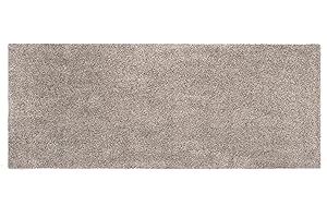 ‎ANDIAMO andiamo Fußmatte Samson - Schmutzfangmatte aus Baumwolle für den Hauseingang - einsetzbar als Fußmatte innen, Fußabtreter im überdachten Außenbereich oder als Haustiermatte 67 x 180 cm Hellbeige