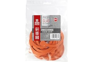 Weck 76134 Lot de 30 anneaux en caoutchouc 74 x 86 mm Ø 80 mm (joints d'étanchéité en caoutchouc, bocaux) Orange