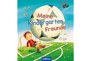 Meine Kindergarten-Freunde (Fußball): Freundebuch ab 3 Jahren für Kindergarten und Kita, für Jungen und Mädchen