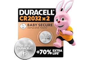 Duracell DL2032 / CR2032 Lithium Button Cell, 3V, 1 Pack