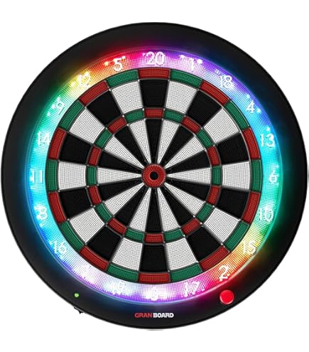 ダーツボード　GRANBOARD Bluetooth GRANBOARD 3 Blue Edition with LED - Online match - Connect your
