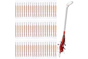 SUPVOX Disposable Iodophor Cotton Swabs: 100pcs Individually Packaged Medical Iodine Swabs for Wound Skin Cleansing Nasal Ears Bruise Home Outdoor Travel Sports Emergency Use