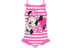 Disney Bañador Minnie Mouse Bañador de Piscina para niña | Traje de baño para niña | para Edades de 2 a 7 años