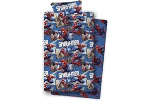 ASDITEX S.L. Juego DE SÁBANAS TÉRMICAS Cama 90 cm Spiderman CORALINA