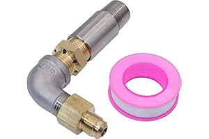 METER STAR Kit de valve mélangeur à air propane 1,27 cm pour foyer, cheminées (max set, haute capacité 150 K BTU)