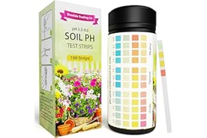 DEWILDE TRADING CO Soil pH Testing Kit – 100 Test Strips – Use for Garden Home Lawn Farm Outdoor and Indoor Plants