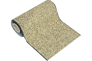 Wacredo Premium Teich Steinfolie 1m x 0,4m | Wasserdurchlässige Steinfolie für Teich und Teichrand | Sehr witterungsbeständig | Hohe UV- Stabilisierung | Kiesfolie