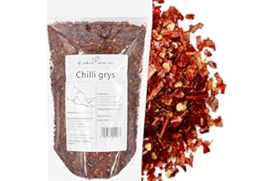 Kuchnia Zdrowia - Flocons de piment - Piment séché - Épice aromatique - Haute qualité - Emballage anti-fuite avec fermeture éclair - Doypack: (200, Grammes)