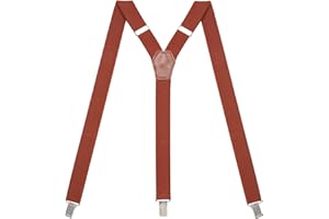 Action Ward Damen Hosenträger - Y Back Style - 2,5 cm Breite - bequem verstellbare elastische Träger und Metallclips