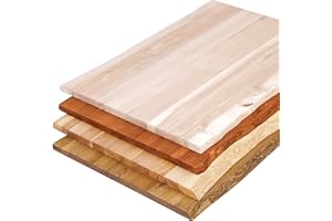 ‎LAMO LAMO Manufaktur Massivholzplatte Tischplatte Baumkante für Schreibtisch, Esstisch, 120x60 cm, Natur, LHB-01-A-002-1206