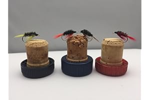 BestCity Fly Fishing Coloured and Natural Diawl Bach 24 Flies + FREE FLY BOX Size 10-16 Trout Flies