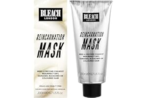 Reincarnation Mask - Bond-Restoring Protein Hair Treatment Repairs and Nourishes Dry Damaged Hair - Vegan & PETA-Approved - 200 ml - by Bleach London