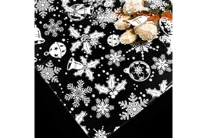 QRTDXP 5m White Bell Christmas Hamper Cellophane Wrap, 80cm Wide Clear Gift Wrapping Paper Sheet Large Cellophane Wrap for Hampers