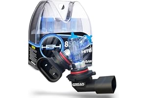 Gread - Bombilla Para Faros Delanteros HB4 55W, Super Blanco Lámpara Halógena 8500K