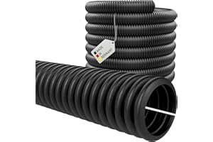 ‎AWM Corrugated Pipe, Slotted (Open) Corrugated Hose, Electric Empty Pipe, Cable Protection Pipe, Insulating Pipe, Marten Protection (NW 22 (Inner 21.8 mm) = 10 Metres)