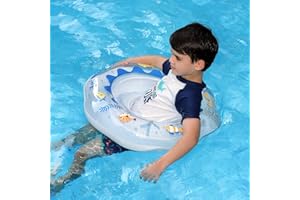‎SWIWBOBO Aufblasbarer Baby-Schwimmsitz für Kleinkinder, 6-36 Monate