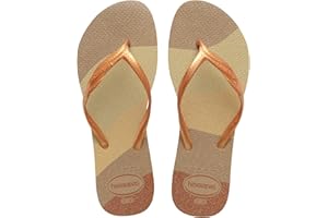 Havaianas - Fantasia, Chanclas Cómodas, Duraderas y Elegantes, Tiras Metalizadas con Cruce en el Lateral, Mujer