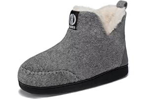 GURGER Męskie i damskie filcowe kapcie domowe pluszowe z podszewką Kapcie Kapcie rozm. 36-47