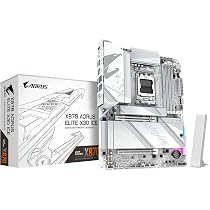 GIGABYTE X870 AORUS ELITE X3D ICE Motherboard - Supports AMD Ryzen