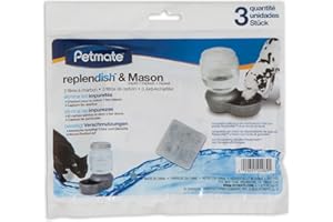Petmate Replendish Replacement Distributeur d'eau pour Chien 3 Filtres