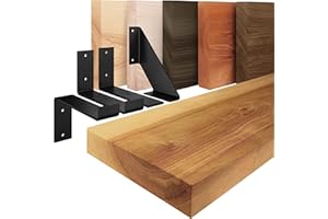 LAMO Manufaktur mensola in legno, mensola pensile Industrial, rustico/Bianca 120cm, LWG-01-A-003-120JW