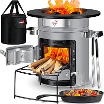 Rocket Stove, Raketenofen Camping Stoves Aus Edelst Produktbild-Vorschau 2
