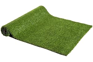 Outsunny Gazon synthétique Artificiel Moquette extérieure intérieure 3L x 1l m Herbes Hautes denses 2,5 cm Vert