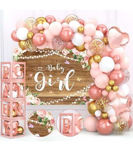 Decoration Baby Shower Garcon Fille, Baby Shower Fille Baby Shower Garcon, Decoration Bapteme Brun Abricot Beige Avec Mummy To Be Echarpe, Ballon Baby Shower Pour Révélation De Genre Decoration