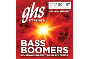 GHS BASS BOOMERS String Set for Electric Bass - 3035 - Short Scale - Regular - 050/107