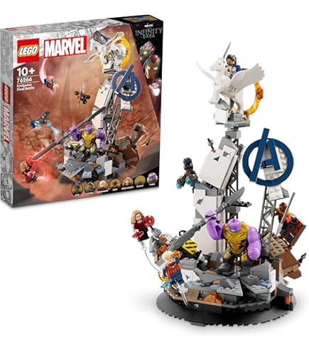 LEGO 76207 Marvel Attack on New Asgard, Monster and 3 Mini Figures