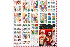 ZEIHOO Etiquettes de Noel, 137Pcs Etiquette Autocollant Noel, Etiquette Cadeau de Noel, D'autocollants D'etiquettes de Noel, Etiquettes Autocollantes Cadeau, pour Boites-cadeaux Cartes de V?ux Sacs Enveloppe