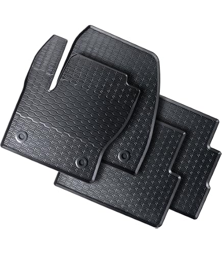 Tappetini Auto in TPE su Misura per Skoda Kamiq (2019-2025) Nero 4pz