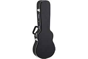 Ortega Guitars Economy Ukulele Hardcase - Tasche für Bariton Ukulele - Höhe 81 cm - Vinyl, Schwarz (OUCSTD-TE)