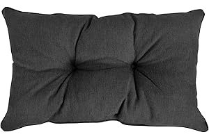 POKAR Cuscini per Divano Cuscini Schienale Cuscini di Schienale Cuscino Lounge da Esterno per mobili e Arredamento da Giardino 60x40x10 cm, Antracite
