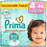 Prima Bebek Bezi Premium Care 4 Numara 46 Adet Ekonomik Paket