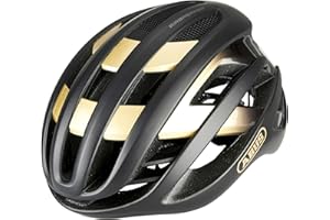 ABUS AirBreaker Casco da ciclismo - Casco da bici di fascia alta per ciclismo professionistico - Unisex, per uomo e donna - Nero, Taglia L