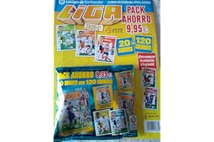 LIGA ESTE Pack Ahorro: 20 Sobres con 120 cromos 2020 2021 Santander