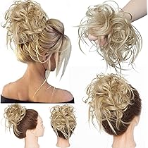 Pezzo Di Capelli Per Chignon Disordinato, Dreadlocks Sintetici Bun Afro - Foto 9