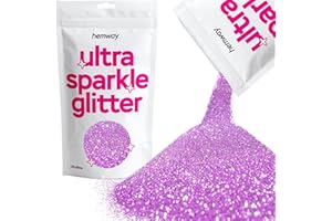 Hemway Ultra Sparkle Glitter lavanda 100g / 0,35 once Multi-Purpose Epoxy Resin Arts & Crafts cosmetici sicuri del fronte di corpo dei capelli Nail Matrimoni bellezza di arte del Tumblers Fiori