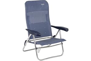 Crespo - Chaise de plage - AL-205 - Bleu foncé (41)