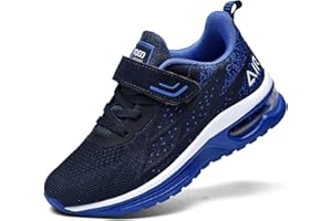 GOOBON Scarpe Ginnastica Bambino Bambina Air Scarpe da Running Leggero Traspirante Jogging Walking Sport Tennis Sneakers 28-34 EU